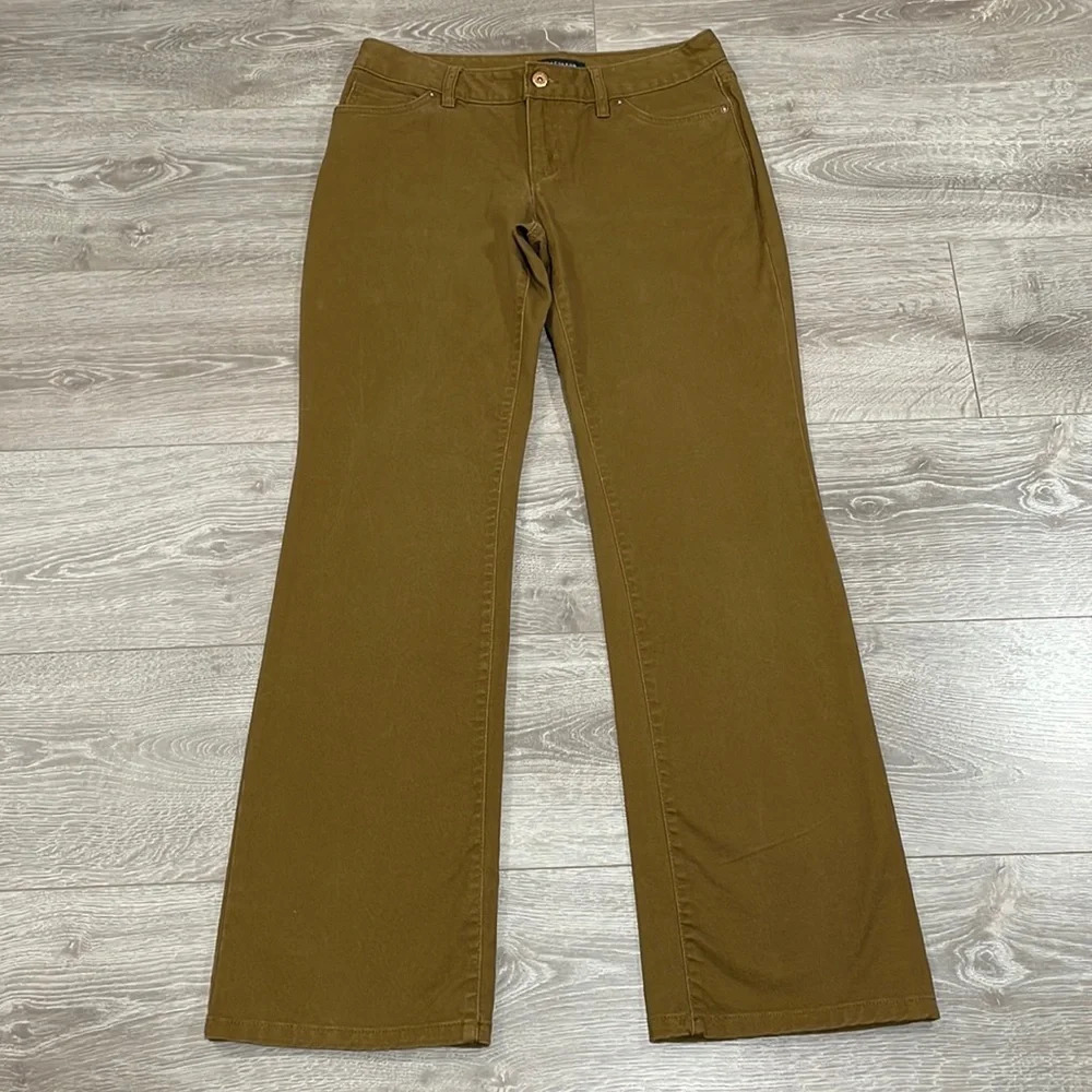 Lands’ End Fit 1 Mid Rise Brown Denim Jeans 4